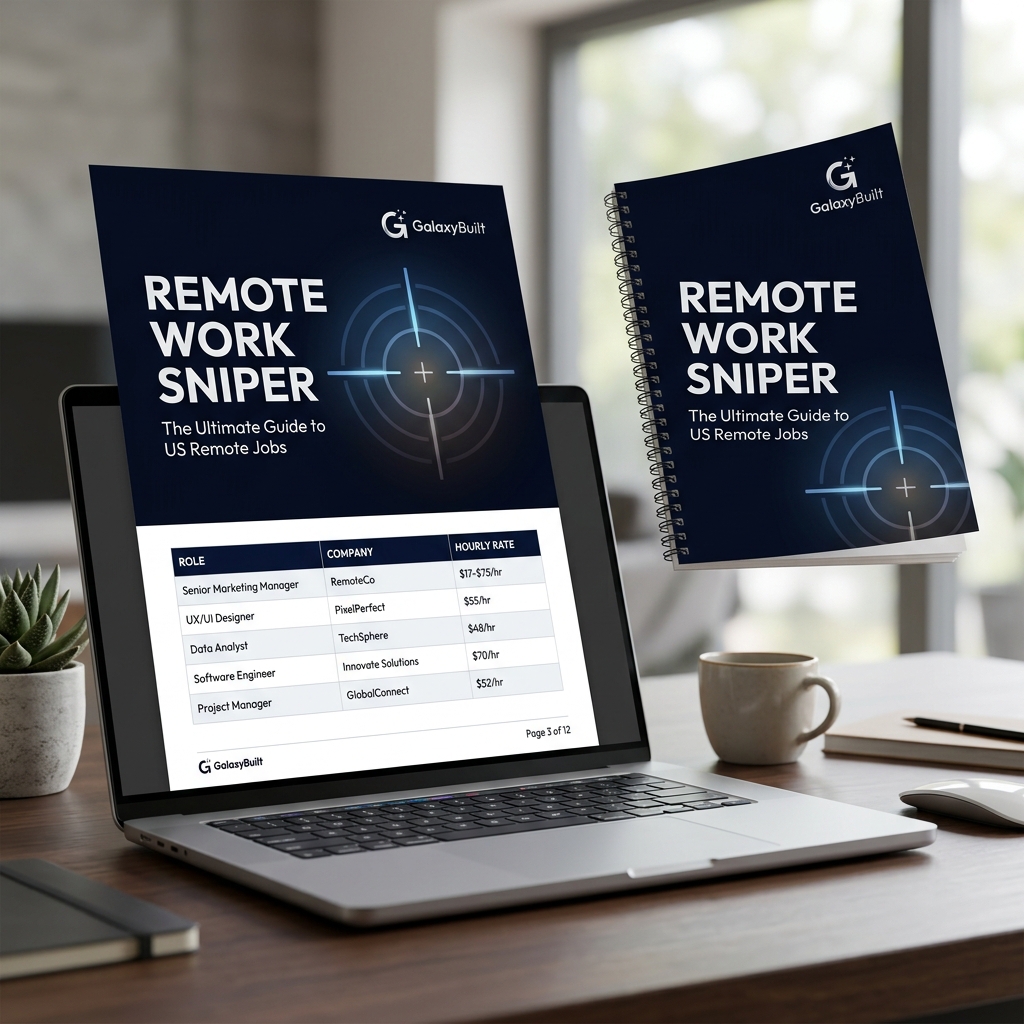 Remote Work Sniper Report Mockup